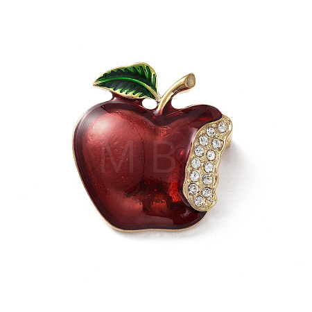 Christmas Theme Rhinestone Brooch Pin JEWB-D061-01KCG-04-1