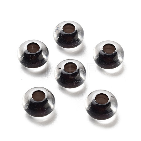 Transparent Acrylic European Beads TACR-P009-C01-05-1
