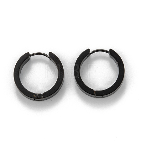 304 Stainless Steel Huggie Hoop Earrings EJEW-O087-09G-EB-1