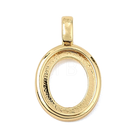 Brass Pendant Cabochon Settings KK-CBA968C-03G-03-1