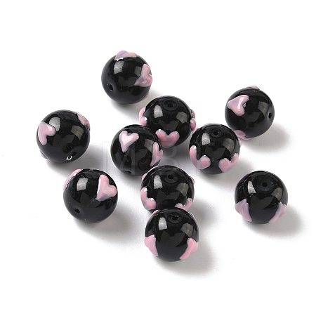 Handmade Glass Enamel Beads GLAA-K070-45A-1