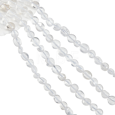 2 Strands Natural Quartz Crystal Beads Strands G-NB0004-28-1