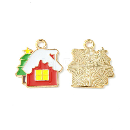 Christmas Alloy Enamel Pendants ENAM-D047-10LG-07-1