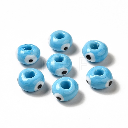 Handmade Evil Eye Lampwork Beads LAMP-A153-08-03-1
