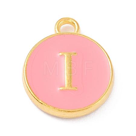 Golden Plated Alloy Enamel Charms X-ENAM-Q437-14I-1