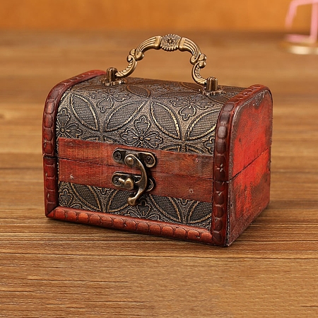 Wooden Portable Storage Boxes LS-WOCR-PW0001-060G-1