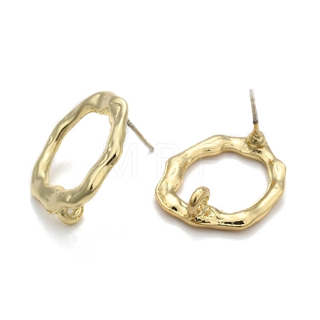 Alloy Stud Earring Findings X-PALLOY-S121-70-1