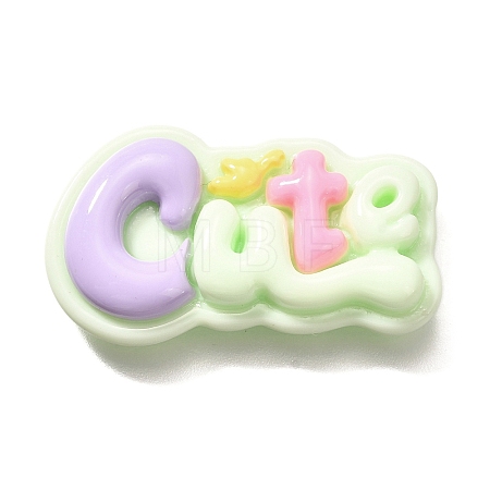 Opaque Resin Cabochons RESI-D275-02D-1