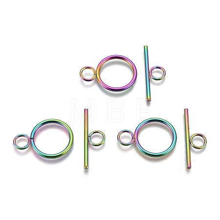 Ion Plating(IP) 304 Stainless Steel Toggle Clasps STAS-M277-05M-1