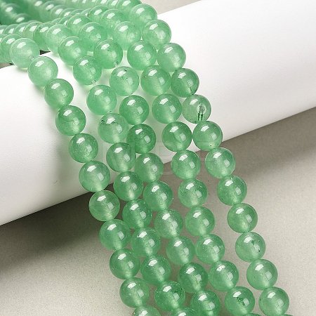 Natural Malaysia Jade Bead Strands G-F342-04-8mm-1