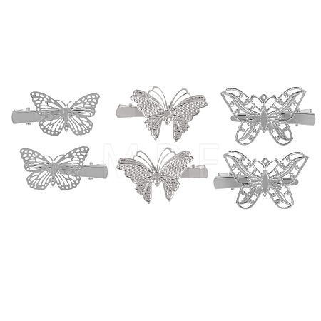 Alloy Alligator Hair Clips PW-WG08715-01-1