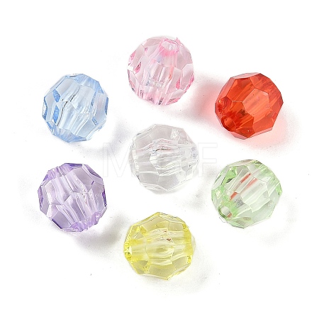 Transparent Acrylic Beads OACR-Q015-02A-1