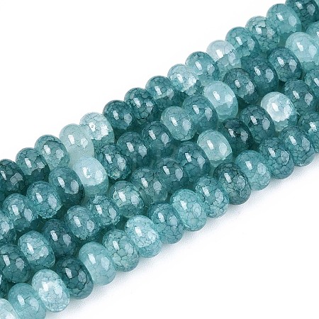 Glass Beads Strands GLAA-N059-5x8mm-01-1