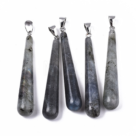 Natural Labradorite Big Pendants G-T131-17B-1