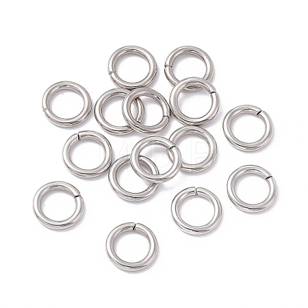 Non-Tarnish 304 Stainless Steel Open Jump Rings X-STAS-C040-01A-P-1
