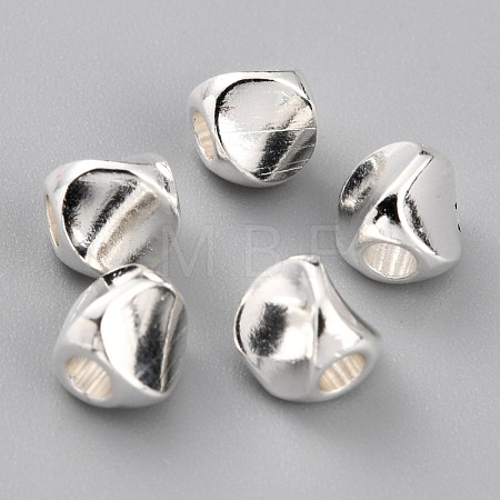 Brass Spacer Beads KK-O133-008P-1