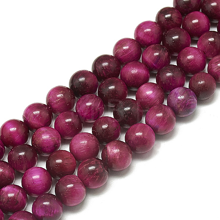 Natural Tiger Eye Beads Strands LS-G-S300-8mm-107B-1