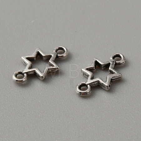 Tibetan Style Alloy Connector Charms FIND-CJC0012-079-1