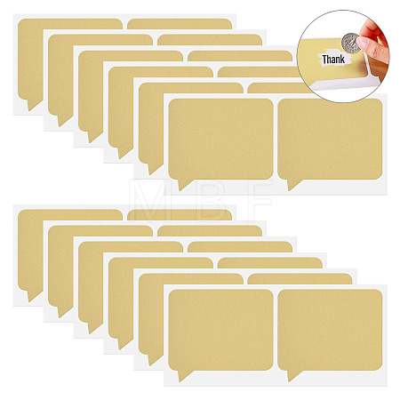 50Pcs Coated Scratch Off Film Password Sticker DIY-TA0015-46A-1