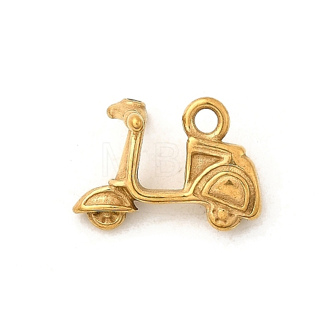 304 Stainless Steel Pendants STAS-P411-02B-G-1