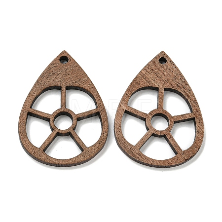 Walnut Wooden Pendants FIND-B042-21E-1