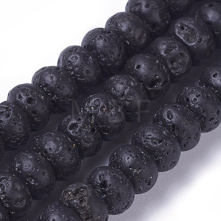 Natural Lava Rock Beads Strands G-E541-05A-1