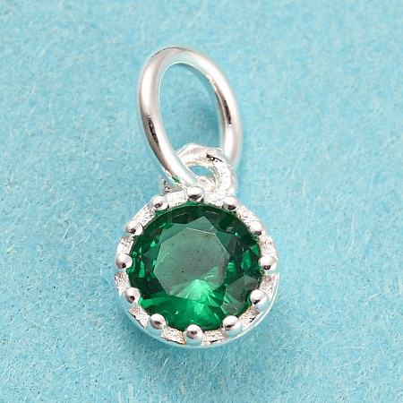 925 Sterling Silver Birthstone Charms STER-G035-01D-02-1