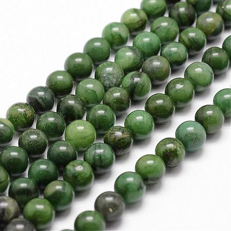 Natural African Jade Beads Strands G-D840-53-8mm-A-1