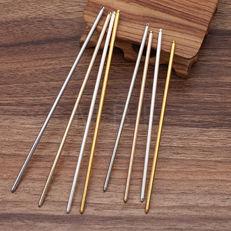 Iron Hair Stick Findings OHAR-PW0001-258S-1