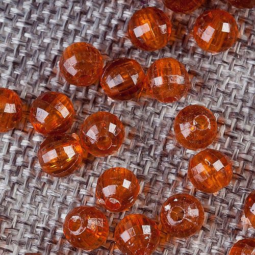 Transparent Acrylic Beads TACR-NH0001-B-17-1