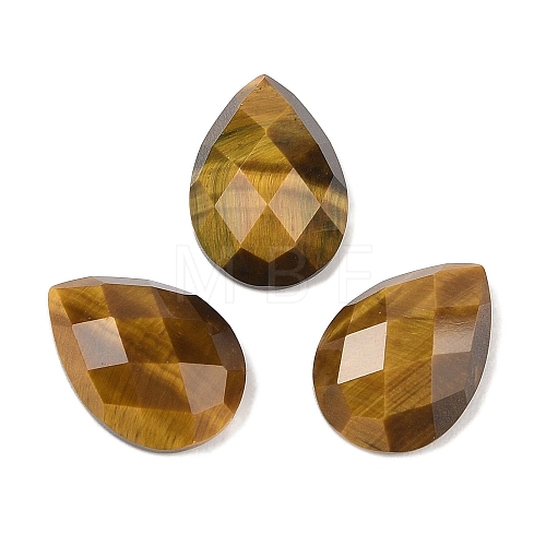 Natural Tiger Eye Cabochons G-C146-04B-1