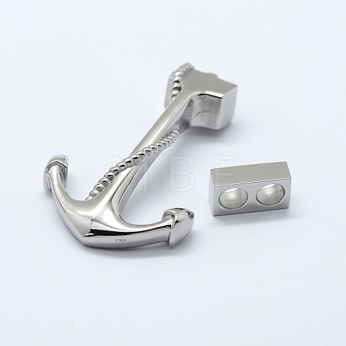304 Stainless Steel Hook Clasps X-STAS-F122-29P-1