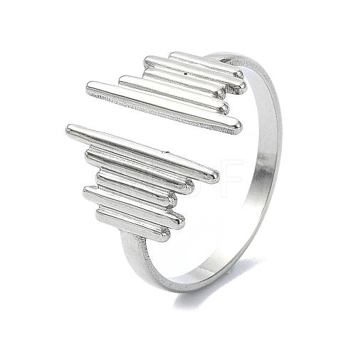 304 Stainless Steel Rings for Women RJEW-M019-06P-1