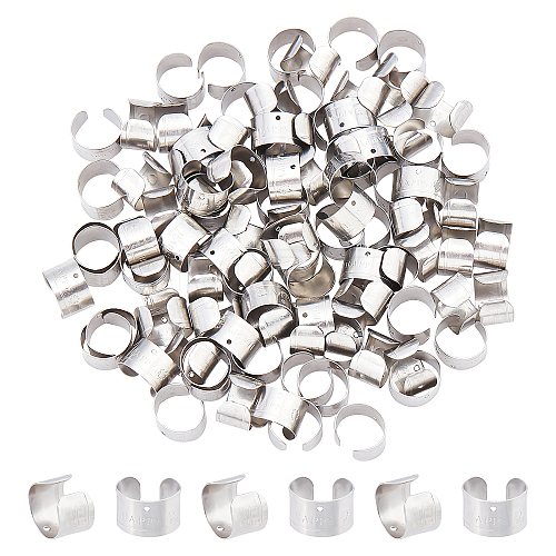 100Pcs 316 Stainless Steel Ear Cuff Findings STAS-DC0007-87-1