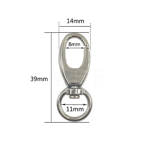 Alloy Swivel Clasps PW-WG74639-13-1