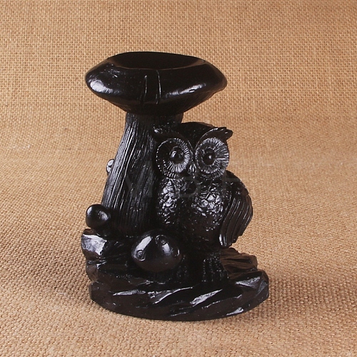 Owl Resin Display Decorations for Crystal Ball Holders PW-WGD8AC4-10-1