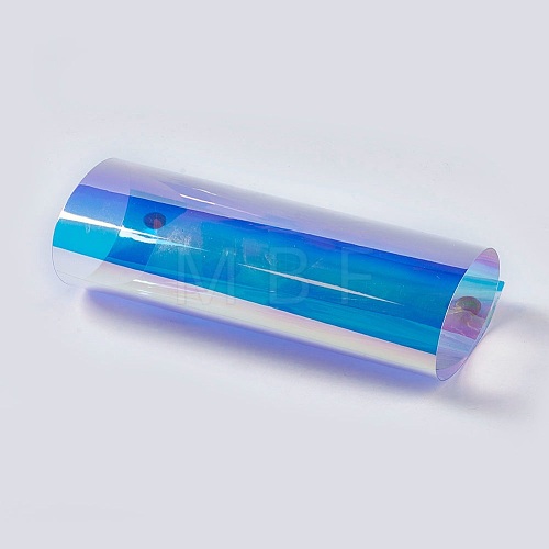Clear Glitter PVC Vinyl Fabrics DIY-WH0100-B-01-1