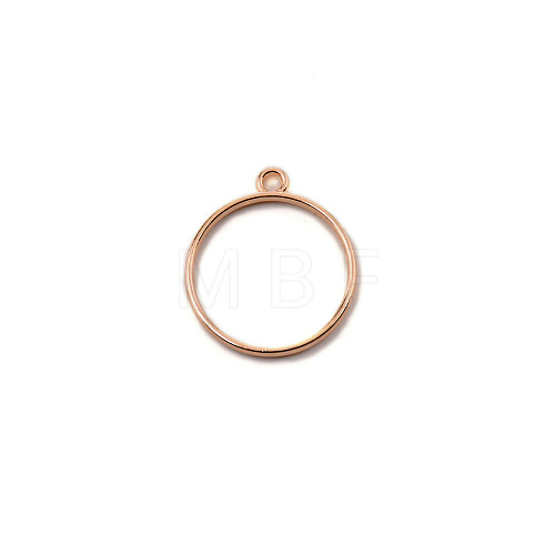 Zinc Alloy Open Back Bezel Pendants FIND-WH0094-48KCG-1