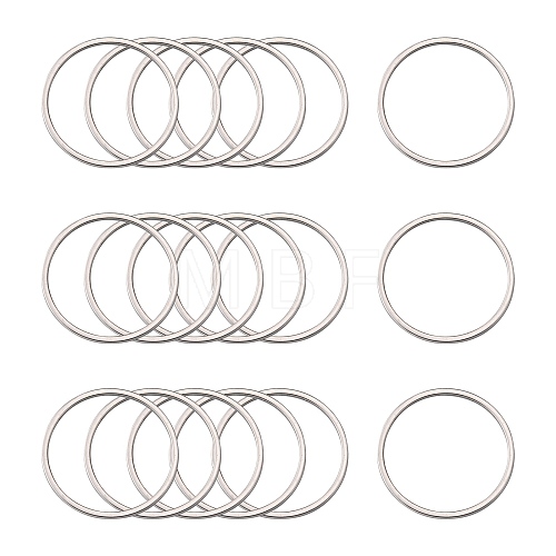 Tarnish Resistant 304 Stainless Steel Linking Ring STAS-T047-15A-1