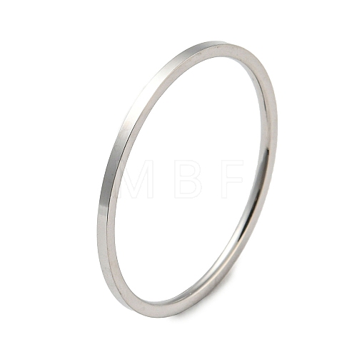 304 Stainless Steel Simple Plain Band Finger Ring for Women Men RJEW-F152-05P-A-1
