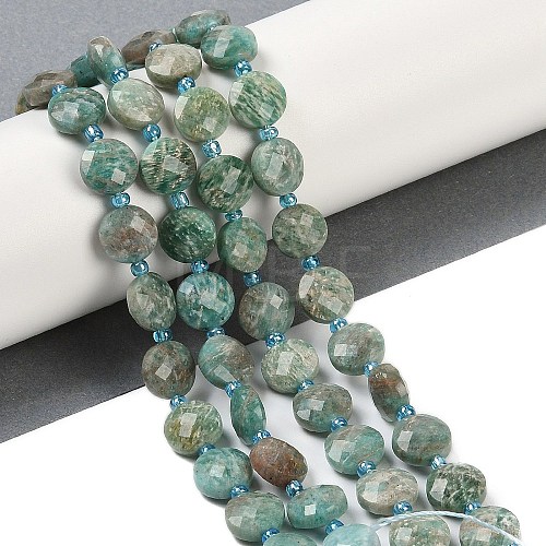 Natural Amazonite Beads Strands G-B094-A18-01-1