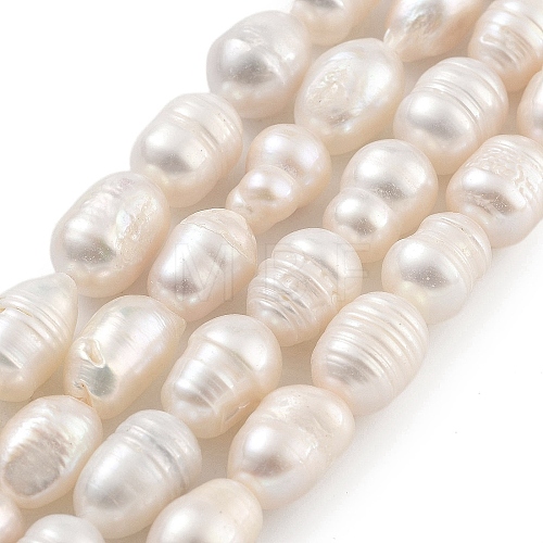 Natural Cultured Freshwater Pearl Beads Strands PEAR-P062-08A-1