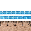 Transparent Glass Beads Strands GLAA-T028-14T-04-4