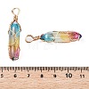 Lampwork Pendants GLAA-T023-07M-4