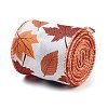 5 Yards Thanksgiving Day Printed Polyester Wired Ribbon OCOR-K009-01B-2