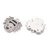 Halloween Theme Rack Plating Luminous Alloy Enamel Pendants ENAM-N056-230P-4