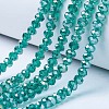 Electroplate Glass Beads Strands LS-EGLA-A034-T8mm-B04-1