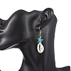 Natural Mixed Cowrie Shell Dangle Earrings EJEW-JE06871-5