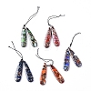 Natural Mixed Gemstone Pendants G-G827-03-1