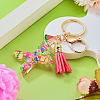 Fruit Series Letter Resin Keychains KEYC-TAC0033-02X-4